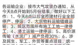 緊急！這個地區(qū)所有水泥廠、工地停產(chǎn)！停工！停運！